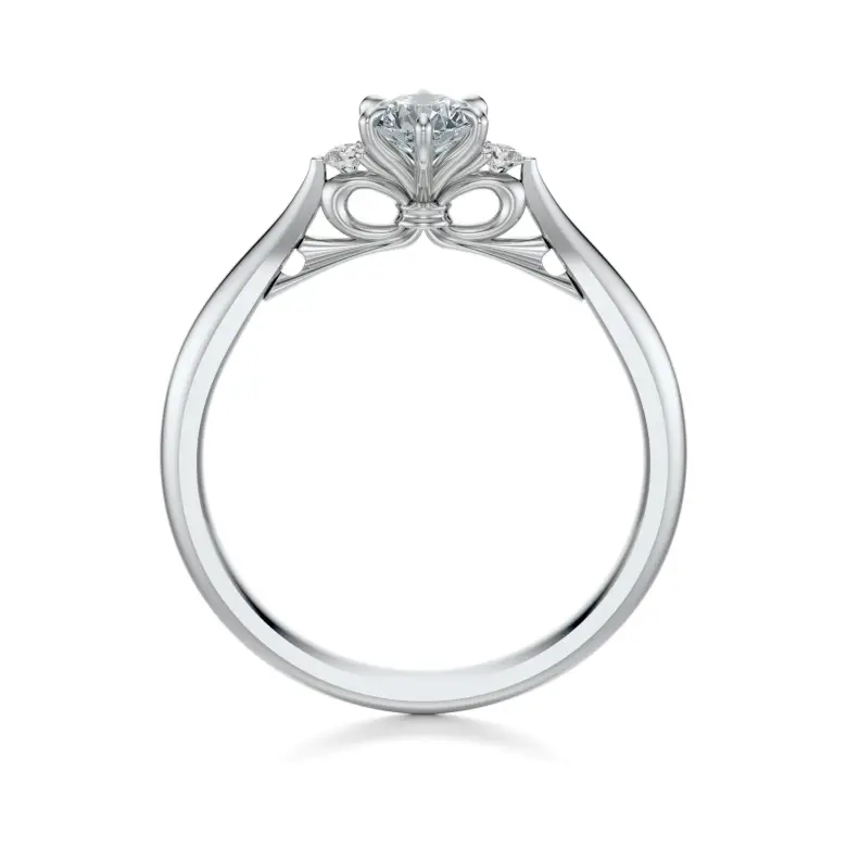 Pierścionek białe złoto z diamentami AJPZ_068